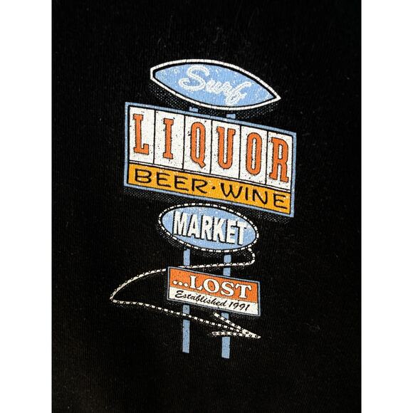 Lost Enterprises Liquor Graphic Hoodie Mens Small Black Surf Style - Picture 4 of 5